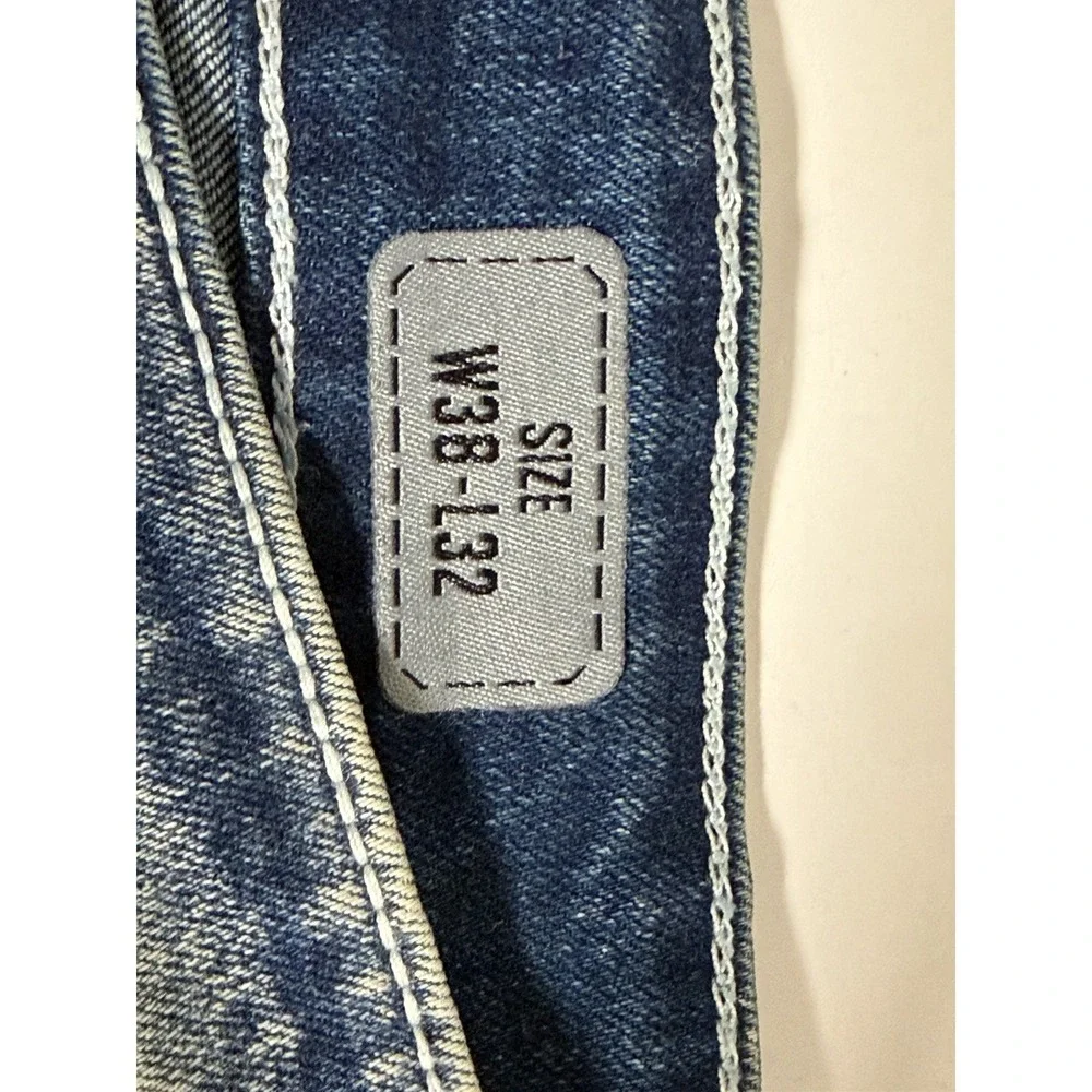 Stitches And Rivets, Men's Faded Jeans, Size 38